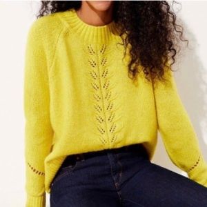 LOFT Yellow Sweater